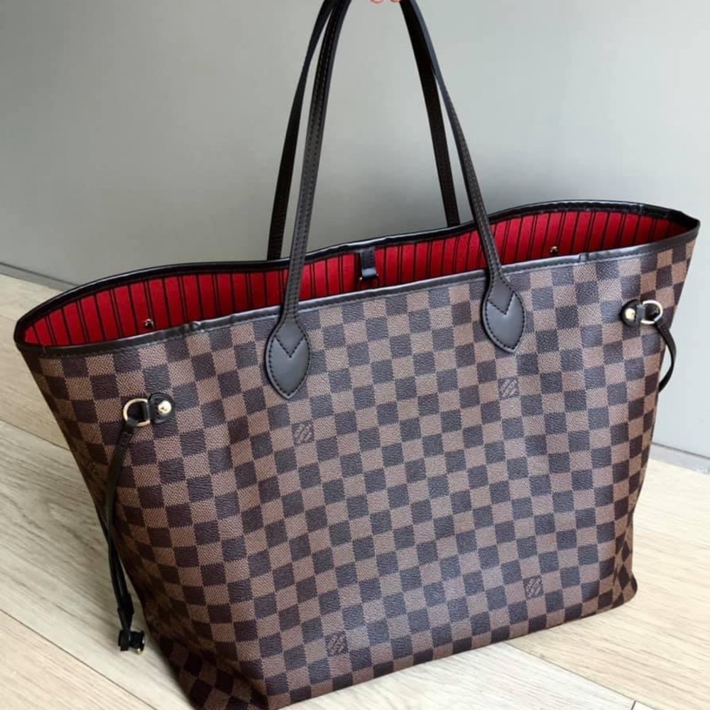 AUTHENTIC Louis Vuitton Damier Ebene Neverfull GM